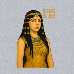 Свитшот хлопковый мужской Билли Айлиш фараон, цвет: меланж — фото 2