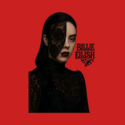 Свитшот хлопковый мужской Билли Айлиш гот, цвет: красный — фото 2