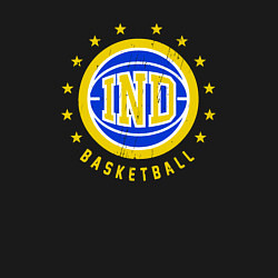 Свитшот хлопковый мужской Ind basketball, цвет: черный — фото 2