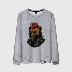 Мужской свитшот Медведь панк