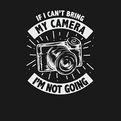 Свитшот хлопковый мужской Не выхожу без фотика, цвет: черный — фото 2