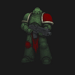 Свитшот хлопковый мужской Бывалый космодесантник, цвет: черный — фото 2