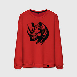 Мужской свитшот Черный носорог