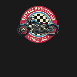 Свитшот хлопковый мужской Vintage motorcycles, цвет: черный — фото 2