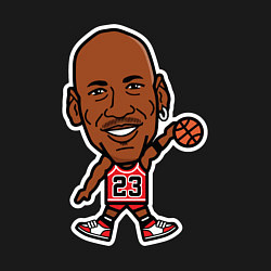 Свитшот хлопковый мужской Малыш Джордан, цвет: черный — фото 2