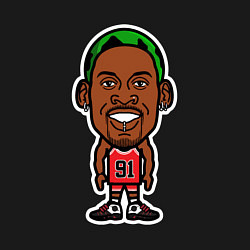 Свитшот хлопковый мужской Малыш Родман, цвет: черный — фото 2