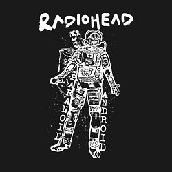 Свитшот хлопковый мужской Radiohead - android paranoid, цвет: черный — фото 2