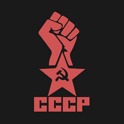 Свитшот хлопковый мужской Сила СССР, цвет: черный — фото 2