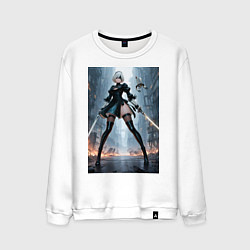 Мужской свитшот Тип 2 с дроидом готовая к битве