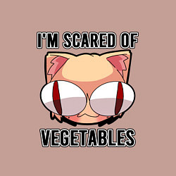 Свитшот хлопковый мужской Некоарк - Neco Arc - I afraid of vegetables, цвет: пыльно-розовый — фото 2