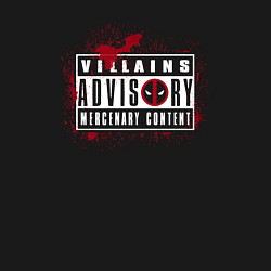 Свитшот хлопковый мужской Villains advisory, цвет: черный — фото 2
