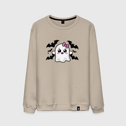 Мужской свитшот Готическое очарование - приведение