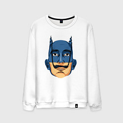 Свитшот хлопковый мужской Batman Dali, цвет: белый