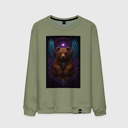 Мужской свитшот Духовный медведь
