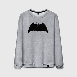 Свитшот хлопковый мужской Dark Batman, цвет: меланж