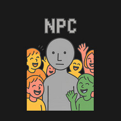 Свитшот хлопковый мужской NPC, цвет: черный — фото 2