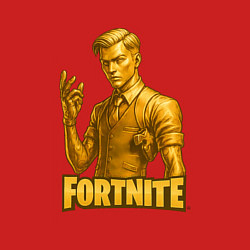 Свитшот хлопковый мужской Золотой Мидас Fortnite, цвет: красный — фото 2
