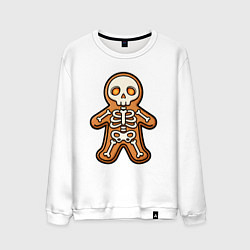 Мужской свитшот Скелет печеньки