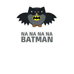 Свитшот хлопковый мужской Owl Batman, цвет: белый — фото 2