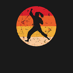 Свитшот хлопковый мужской Judo girl, цвет: черный — фото 2