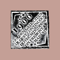 Свитшот хлопковый мужской Путешествие в Лас-Вегас, цвет: пыльно-розовый — фото 2