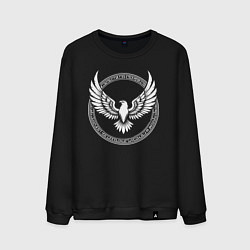 Мужской свитшот Орел стилизованый круг