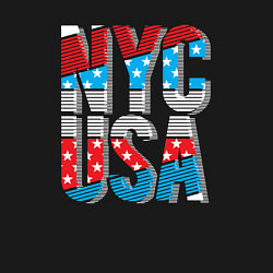 Свитшот хлопковый мужской NYC - USA, цвет: черный — фото 2