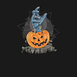 Свитшот хлопковый мужской Зомби хэллоуин, цвет: черный — фото 2