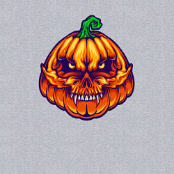 Свитшот хлопковый мужской Ghost pumpkin, цвет: меланж — фото 2