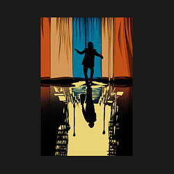 Свитшот хлопковый мужской Танцующий Джокер, цвет: черный — фото 2