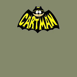 Свитшот хлопковый мужской Cartman Batman, цвет: авокадо — фото 2