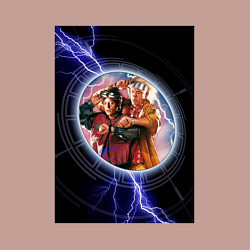 Свитшот хлопковый мужской Марти и Док, цвет: пыльно-розовый — фото 2