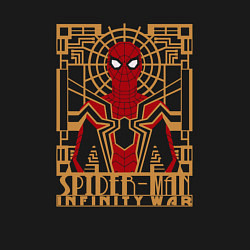 Свитшот хлопковый мужской Человек-паук - бесконечная война, цвет: черный — фото 2