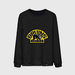 Свитшот хлопковый мужской HC Boston Bruins Label, цвет: черный