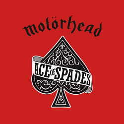 Свитшот хлопковый мужской Motorhead: Ace of spades, цвет: красный — фото 2