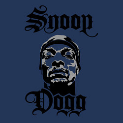 Свитшот хлопковый мужской Snoop Dogg Face, цвет: тёмно-синий — фото 2