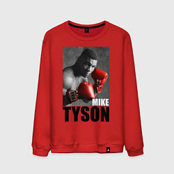 Свитшот хлопковый мужской Mike Tyson, цвет: красный