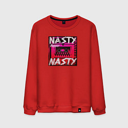 Свитшот хлопковый мужской The Prodigy: Nasty, цвет: красный