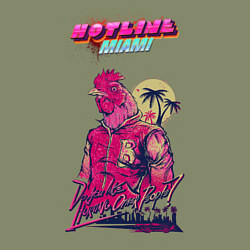 Свитшот хлопковый мужской HM: Hooking Over People?, цвет: авокадо — фото 2