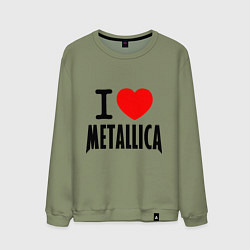 Мужской свитшот I love Metallica