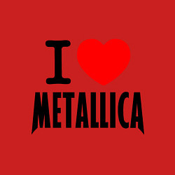 Свитшот хлопковый мужской I love Metallica, цвет: красный — фото 2