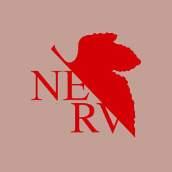 Свитшот хлопковый мужской Евангелион NERV, цвет: пыльно-розовый — фото 2