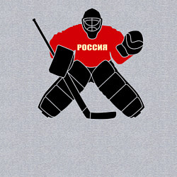 Свитшот хлопковый мужской Хоккей Россия, цвет: меланж — фото 2