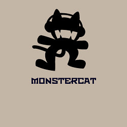 Свитшот хлопковый мужской Monstercat, цвет: миндальный — фото 2