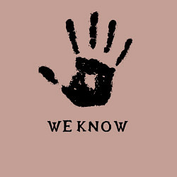 Свитшот хлопковый мужской We know, цвет: пыльно-розовый — фото 2