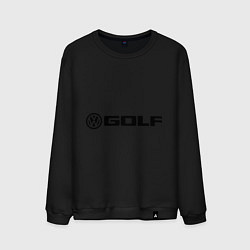 Свитшот хлопковый мужской Volkswagen Golf, цвет: черный