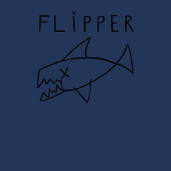 Свитшот хлопковый мужской Flipper, цвет: тёмно-синий — фото 2