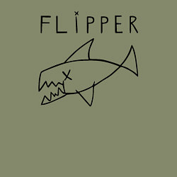 Свитшот хлопковый мужской Flipper, цвет: авокадо — фото 2