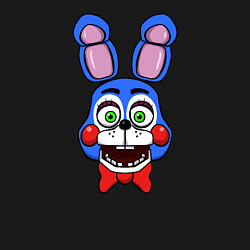 Свитшот хлопковый мужской Toy Bonnie FNAF, цвет: черный — фото 2