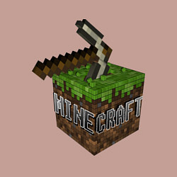 Свитшот хлопковый мужской Minecraft Grabber, цвет: пыльно-розовый — фото 2